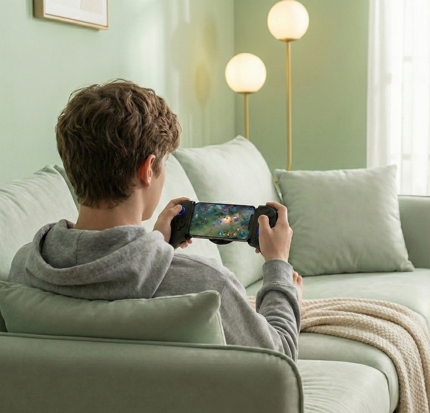 בקר משחק אלחוטי מתקפל לסמארטפון