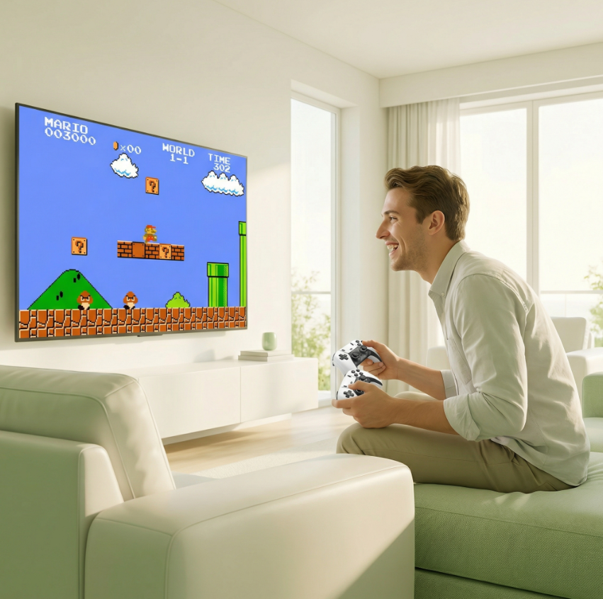 קונסולת סטיקפליי - 40,000 משחקים נוסטלגים על מסך הטלוויזיה